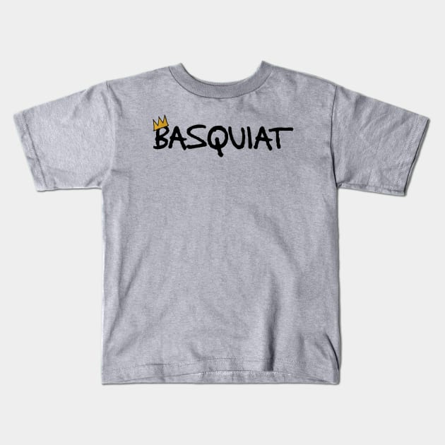 basquiat Kids T-Shirt by Kasetdangdut